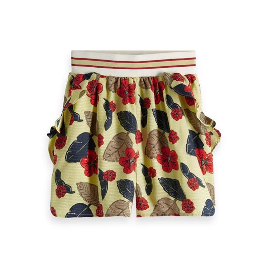 Снимка на SCOTCH&SODA WOMEN'S Drapey printed shorts with sporty rib