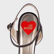 Снимка на LOVE MOSCHINO WOMEN'S METAL HEARTS SANDALS