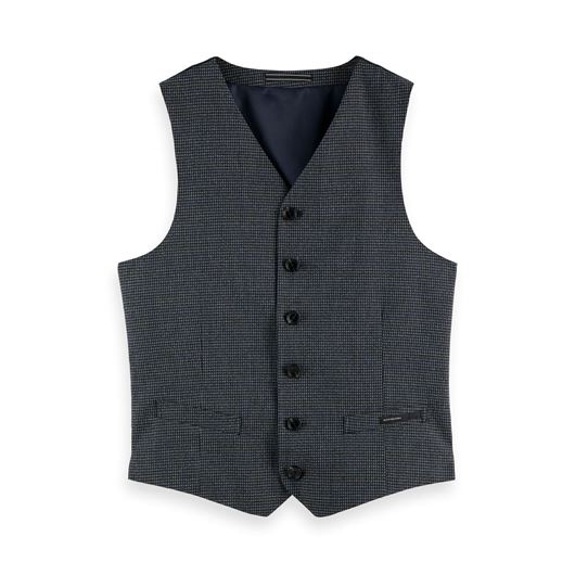 Снимка на SCOTCH&SODA MEN'S CLASSIC YARN-DYED GILET CONTAINS RECYCLED POLYESTER