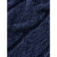 Снимка на SCOTCH&SODA WOMEN'S MELANGE CABLE-KNITTED RELAXED-FIT WOOL BLEND PULLOVER