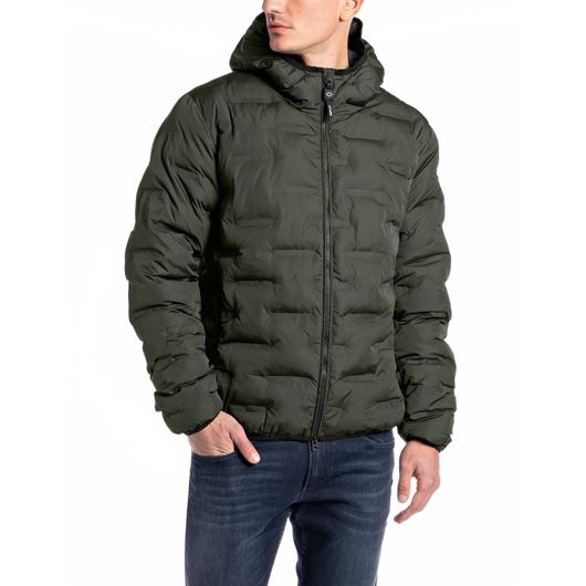 Снимка на REPLAY MEN'S RECYCLED SHORT JACKET WITH HOOD