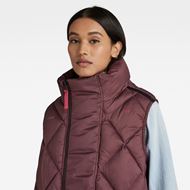 Снимка на G-STAR RAW WOMEN'S G-WHISTLER PADDED EXT LONG SLEEVELESS PUFFER