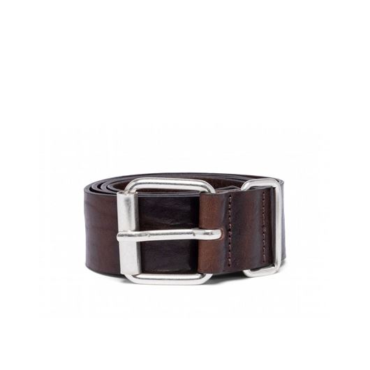 Снимка на REPLAY MEN'S LEATHER BELT WITH ROUNDED BUCKLE