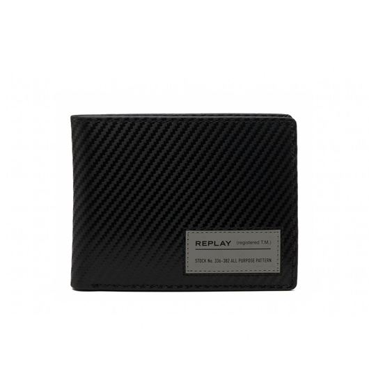 Снимка на REPLAY MEN'S WALLET IN LEATHER WITH CARBON EFFECT