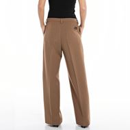 Снимка на REPLAY WOMEN'S SOLID-COLOURED STRAIGHT FIT TROUSERS