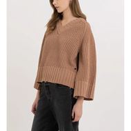 Снимка на REPLAY WOMEN'S CROPPED SWEATER IN CHENILLE