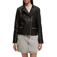 Снимка на SCOTCH&SODA WOMEN'S LEATHER JACKET WITH QUILTED BACK