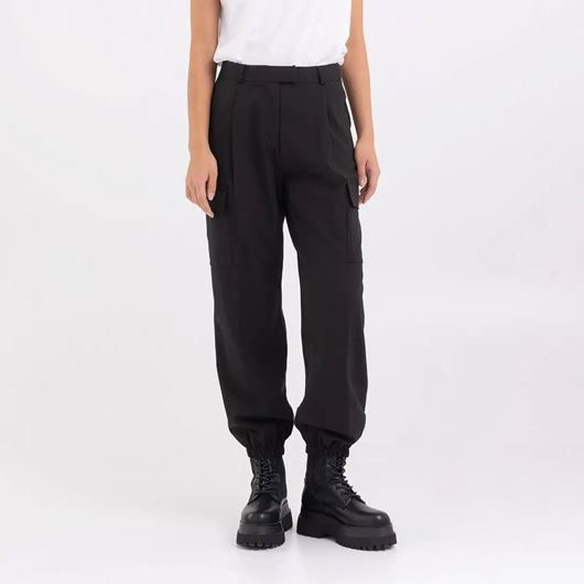 Снимка на REPLAY WOMEN'S ESSENTIAL JOGGER TROUSERS IN WOOL BLEND