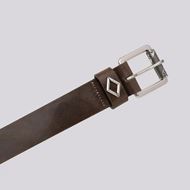 Снимка на REPLAY MEN'S LEATHER BELT WITH DIAMOND-SHAPED LOGO