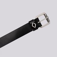 Снимка на REPLAY MEN'S LEATHER BELT WITH DIAMOND-SHAPED LOGO