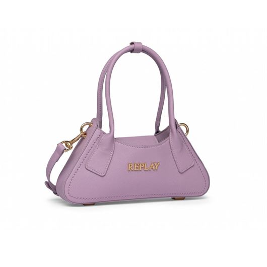 Снимка на REPLAY WOMEN'S SHOULDER BAG IN SOLID COLUR WITH DOUBLE STRAP