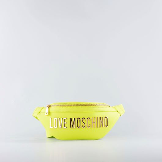 Снимка на LOVE MOSCHINO WOMEN'S GOLD METAL LOGO BELT BAG