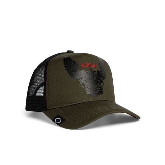 Снимка на REPLAY MEN'S CAP WITH BILL IN TWIL WITH PRINT AND EMBROIDERY