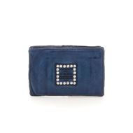 Снимка на CAMPOMAGGI WOMEN'S WALLET BELLA DI NOTTE IN BLUE SAPPHIRE LEATHER WITH STUDS