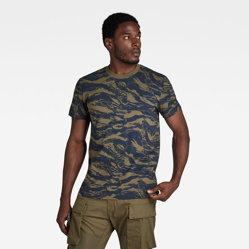 Снимка на G-STAR RAW MEN'S TIGER CAMO T-SHIRT