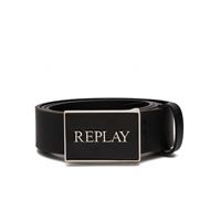 Снимка на REPLAY MEN'S CRUST LEATHER BELT WITH LOGO BUCKLE