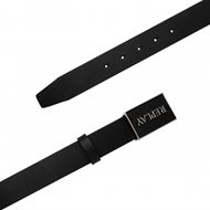 Снимка на REPLAY MEN'S CRUST LEATHER BELT WITH LOGO BUCKLE