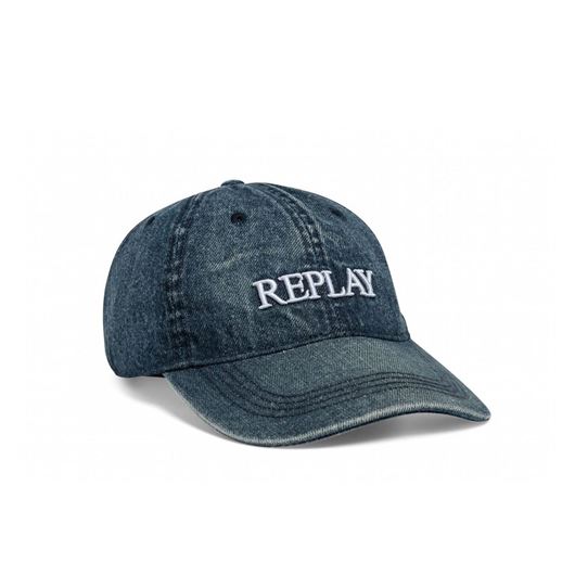 Снимка на REPLAY WOMEN'S CAP WITH BILL IN WASHED DENIM