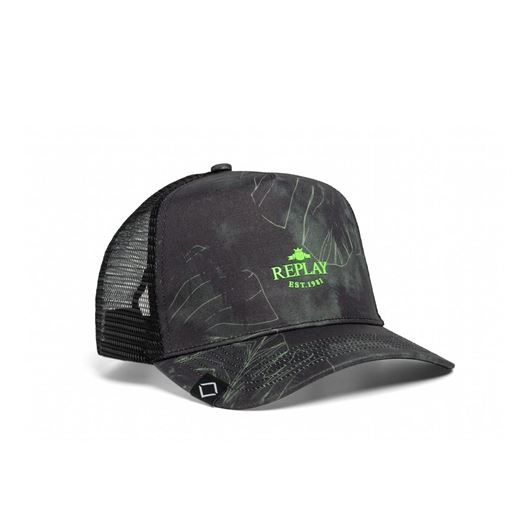 Снимка на REPLAY CAP WITH BILL IN PRINTED TWILL