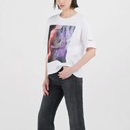Снимка на REPLAY WOMEN'S BOXY FIT T-SHIRT IN JERSEY WITH PRINT