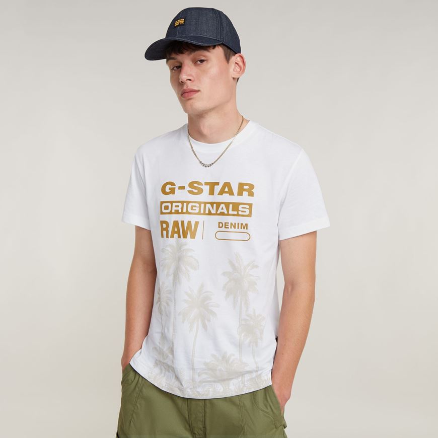 Снимка на G-STAR RAW MEN'S PALM ORIGINALS T-SHIRT