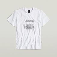 Снимка на G-STAR RAW MEN'S STITCH BURGER T-SHIRT