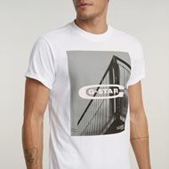 Снимка на G-STAR RAW MEN'S HQ OLDSKOOL LOGO LASH T-SHIRT