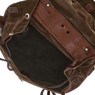 Снимка на CAMPOMAGGI BACKPACK TOBIA IN CANVAS AND BROWN LEATHER