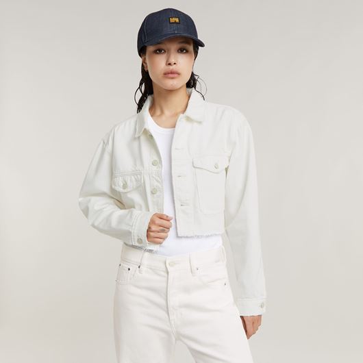 Снимка на G-STAR RAW WOMEN'S CROPPED WANDER JACKET DESTROYED 