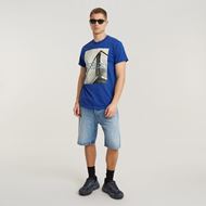 Снимка на G-STAR RAW MEN'S HQ OLDSKOOL LOGO LASH T-SHIRT