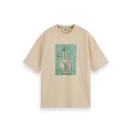 Снимка на SCOTCH&SODA MEN'S LOOSE FIT EMBASSY OF THE FREE MIND ARTWORK T-SHIRT