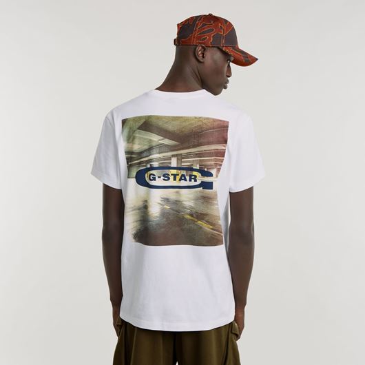 Снимка на G-STAR RAW MEN'S PHOTO PRINT T-SHIRT