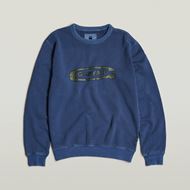 Снимка на G-STAR RAW MEN'S DESTROYED G LOGO WASHED SWEATER