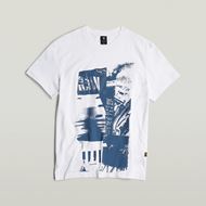 Снимка на G-STAR RAW MEN'S MAGAZINE PRINT T-SHIRT