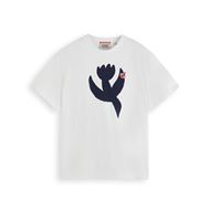 Снимка на SCOTCH&SODA MEN'S CORE - THE FREE SPIRIT PEACE BIRD GRAPHIC T-SHIRT