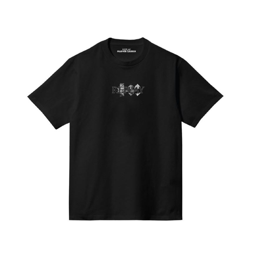 Снимка на REPLAY MEN'S "HIGHNESS" CREW-NECK T-SHIRT WITH REPLAY X MARTIN GARRIX GRAPHICS