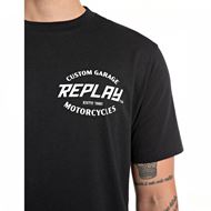 Снимка на REPLAY MEN'S JERSEY T-SHIRT WITH CUSTOM GARAGE PRINT