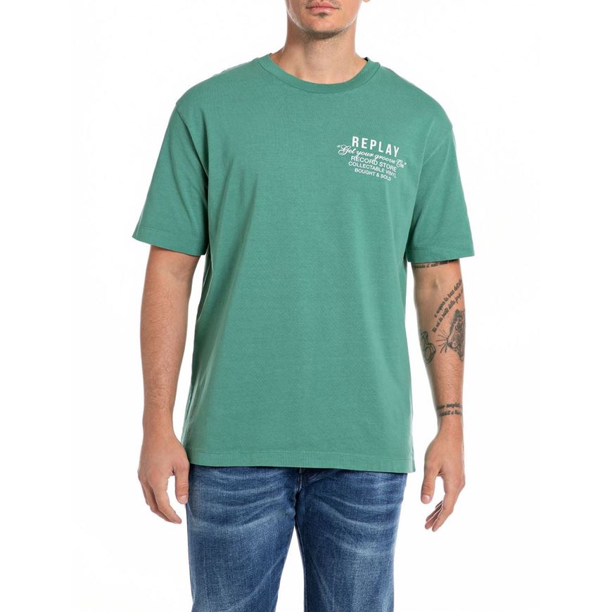 Снимка на REPLAY MEN'S RELAXED-FIT T-SHIRT WITH LETTERING