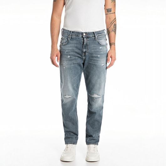 Снимка на REPLAY MEN'S RELAXED TAPERED FIT SANDOT ORIGINAL JEANS