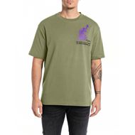 Снимка на REPLAY MEN'S BASIC JERSEY T-SHIRT WITH PRINT