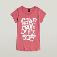 Снимка на G-STAR RAW WOMEN'S GRAPHIC STM 2 SLIM T-SHIRT