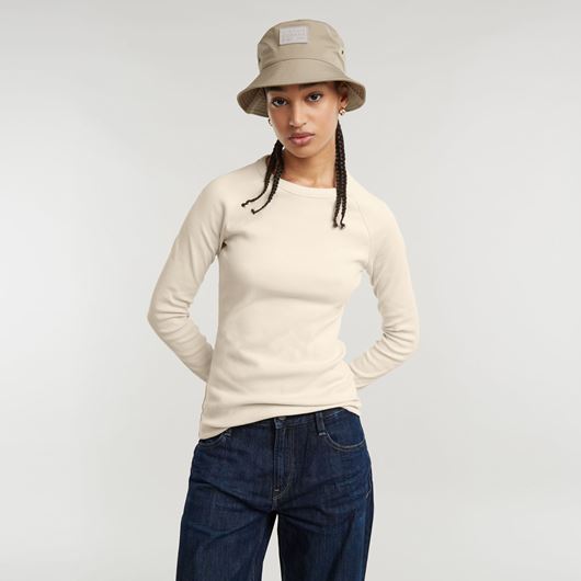 Снимка на G-STAR RAW WOMEN'S SLIM RIB KEYHOLE TOP