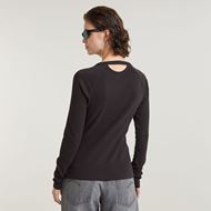 Снимка на G-STAR RAW WOMEN'S SLIM RIB KEYHOLE TOP