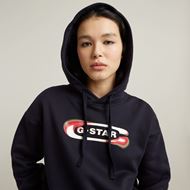 Снимка на G-STAR RAW WOMEN'S OLD SKOOL LOGO LOOSE HOODIE