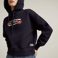 Снимка на G-STAR RAW WOMEN'S OLD SKOOL LOGO LOOSE HOODIE