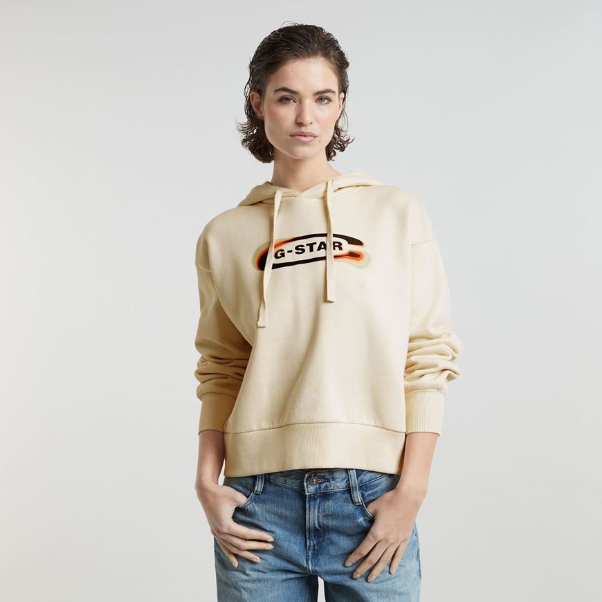 Снимка на G-STAR RAW WOMEN'S OLD SKOOL LOGO LOOSE HOODIE