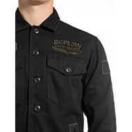 Снимка на REPLAY MEN'S OVERSHIRT WITH PRINT AND ALL-OVER PATCH