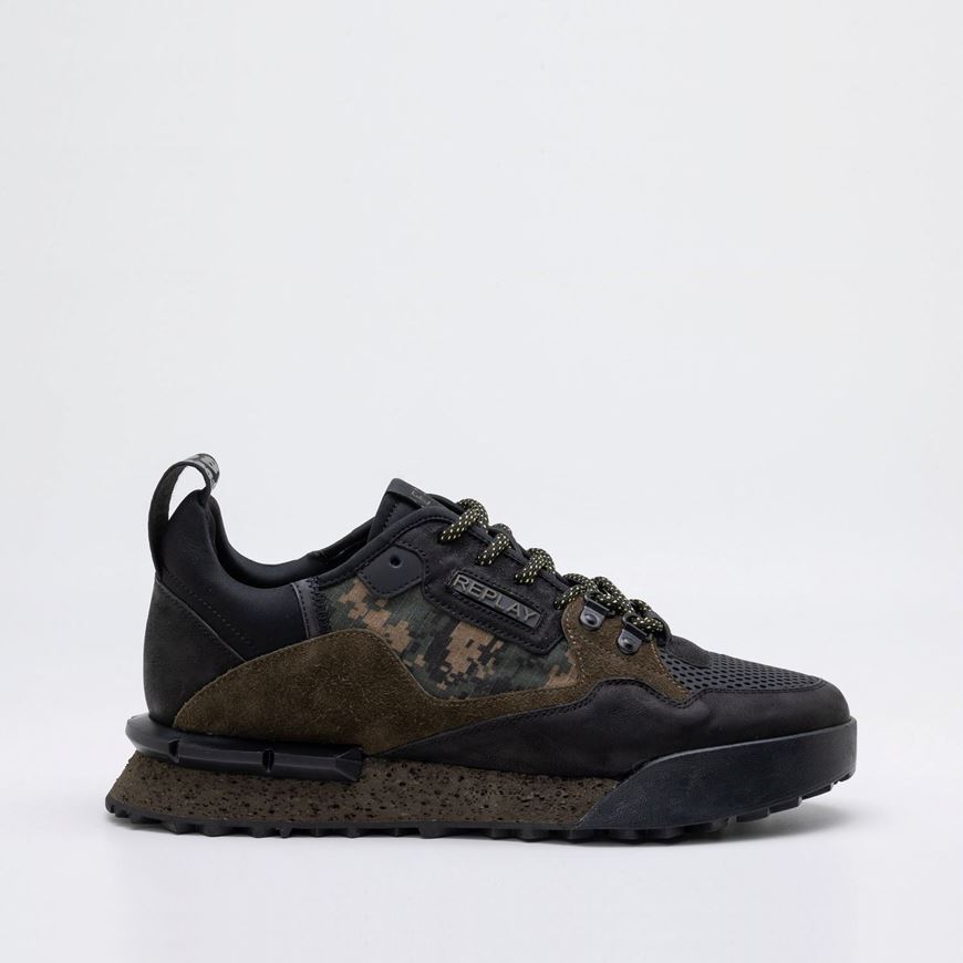 Снимка на REPLAY MEN'S FIELD SPEED CAMO LACE UP SNEAKERS