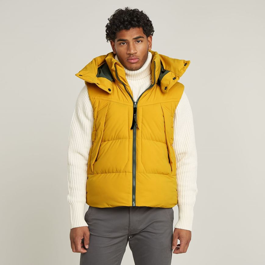 Снимка на G-STAR RAW MEN'S G- WHISTLER PADDED HOODED VEST 2.0