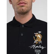 Снимка на REPLAY MEN'S REGULAR-FIT POLO-SHIRT WITH TIGER GRAPHIC